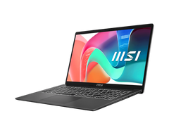 MSI Modern 15 laptop with Intel Core i3/i5/i7 12th or 13th Gen processor, 8GB-16GB RAM, 256GB-512GB NVMe SSD, 15.6-inch Full HD display, slim and lightweight design ideal for office, study, and productivity tasks