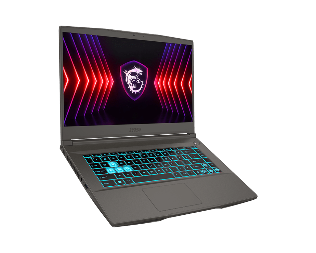 MSI Thin 15 laptop with Intel Core i5-13420H 13th Gen, 16GB RAM, 512GB NVMe SSD, NVIDIA RTX 2050, 15.6-inch Full HD 144Hz display – high-performance gaming and productivity laptop