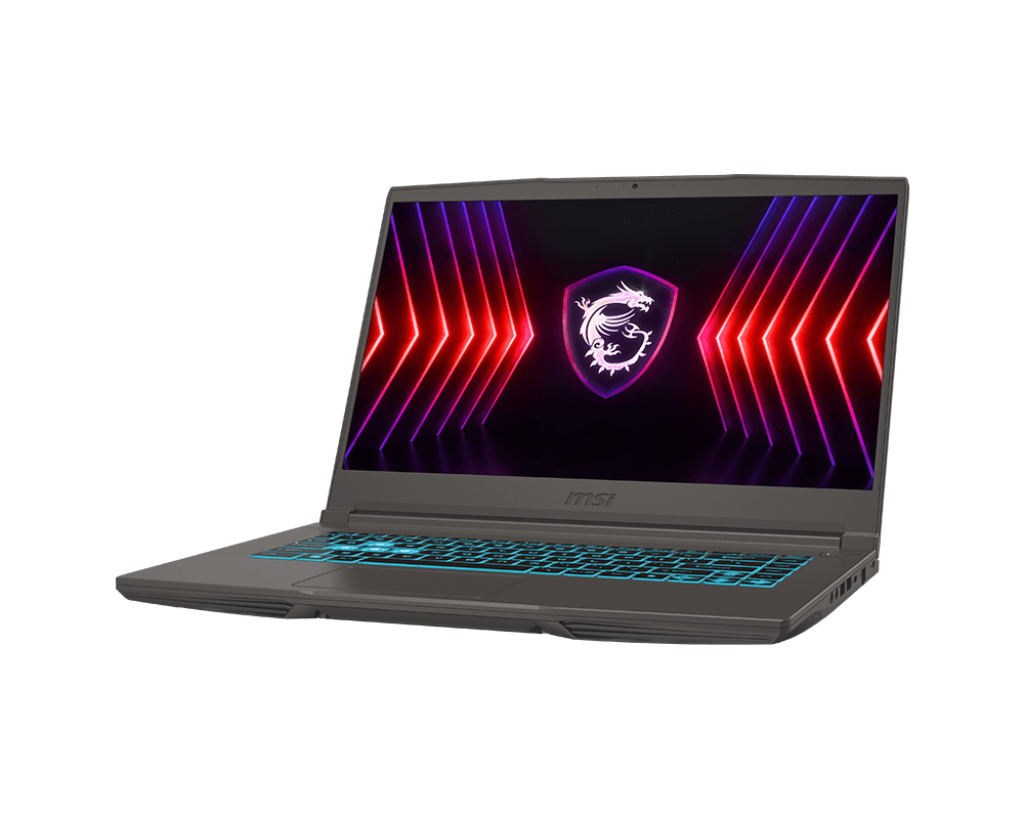 MSI Thin 15 laptop with Intel Core i5-13420H 13th Gen, 16GB RAM, 512GB NVMe SSD, NVIDIA RTX 2050, 15.6-inch Full HD 144Hz display – high-performance gaming and productivity laptop
