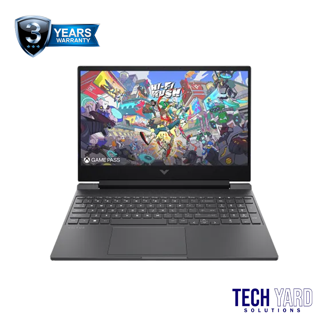 HP Victus 15FA 1082WM gaming laptop with Intel Core i5 13th Gen, 16GB RAM, 512GB NVMe SSD, NVIDIA RTX 4050, 15.6-inch FHD display