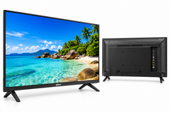 Dahua 32-inch LED TV front angle and rear ports view