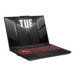 ASUS TUF Gaming A16 laptop with high-performance processor, 16GB RAM, 512GB NVMe SSD, dedicated graphics, 16-inch Full HD display, designed for gaming and heavy multitasking