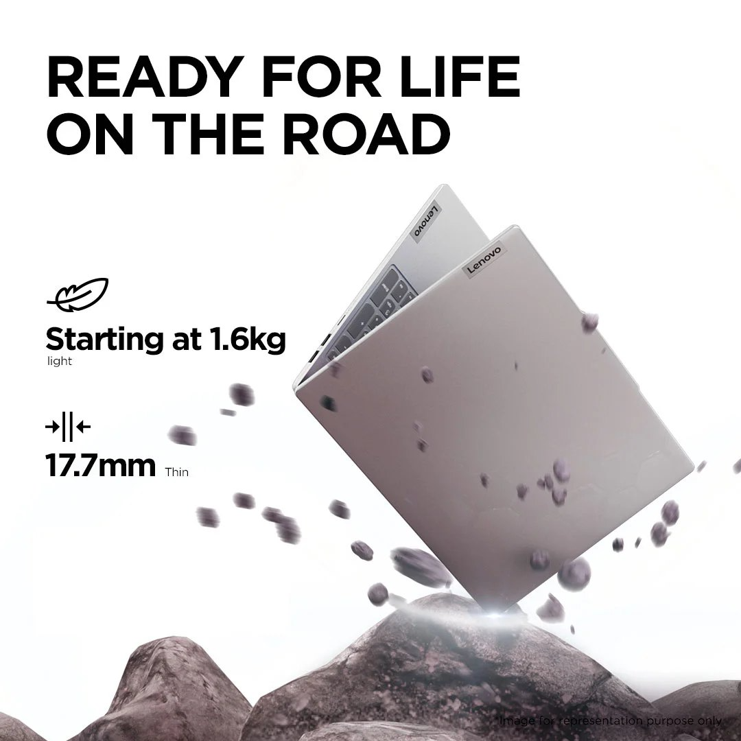 Lenovo IdeaPad 3 Slim laptop with Intel Core i7-13600H 13th Gen, 16GB RAM, 512GB NVMe SSD – high-performance slim design for work and multimedia